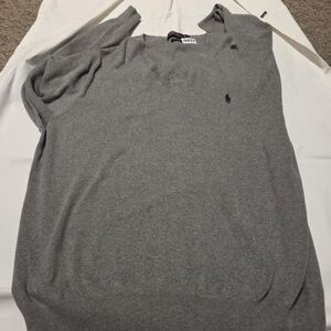 Polo by Ralph Lauren V-Neck Gray Sweater.   Sorry Thid Was Sold On Here